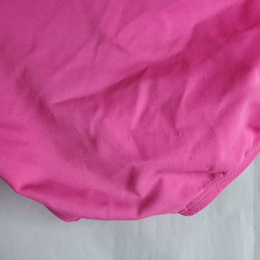 NIKE Pink Mesh Solid Edge Women's Tankini - Picture 10 of 16